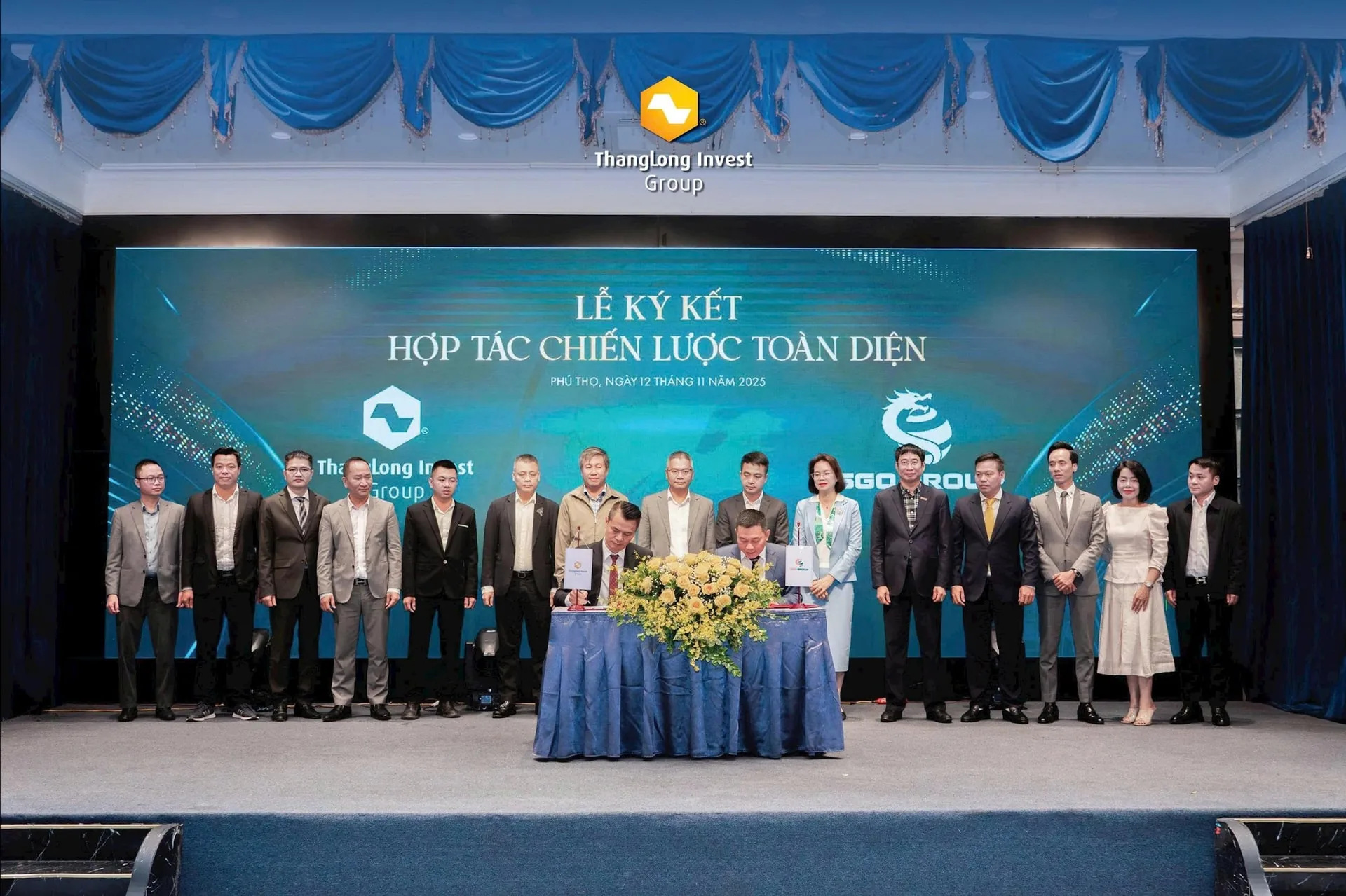 Ban lãnh đạo cấp cao của TIG và SGO kí kết hợp tác chiến lược toàn diện