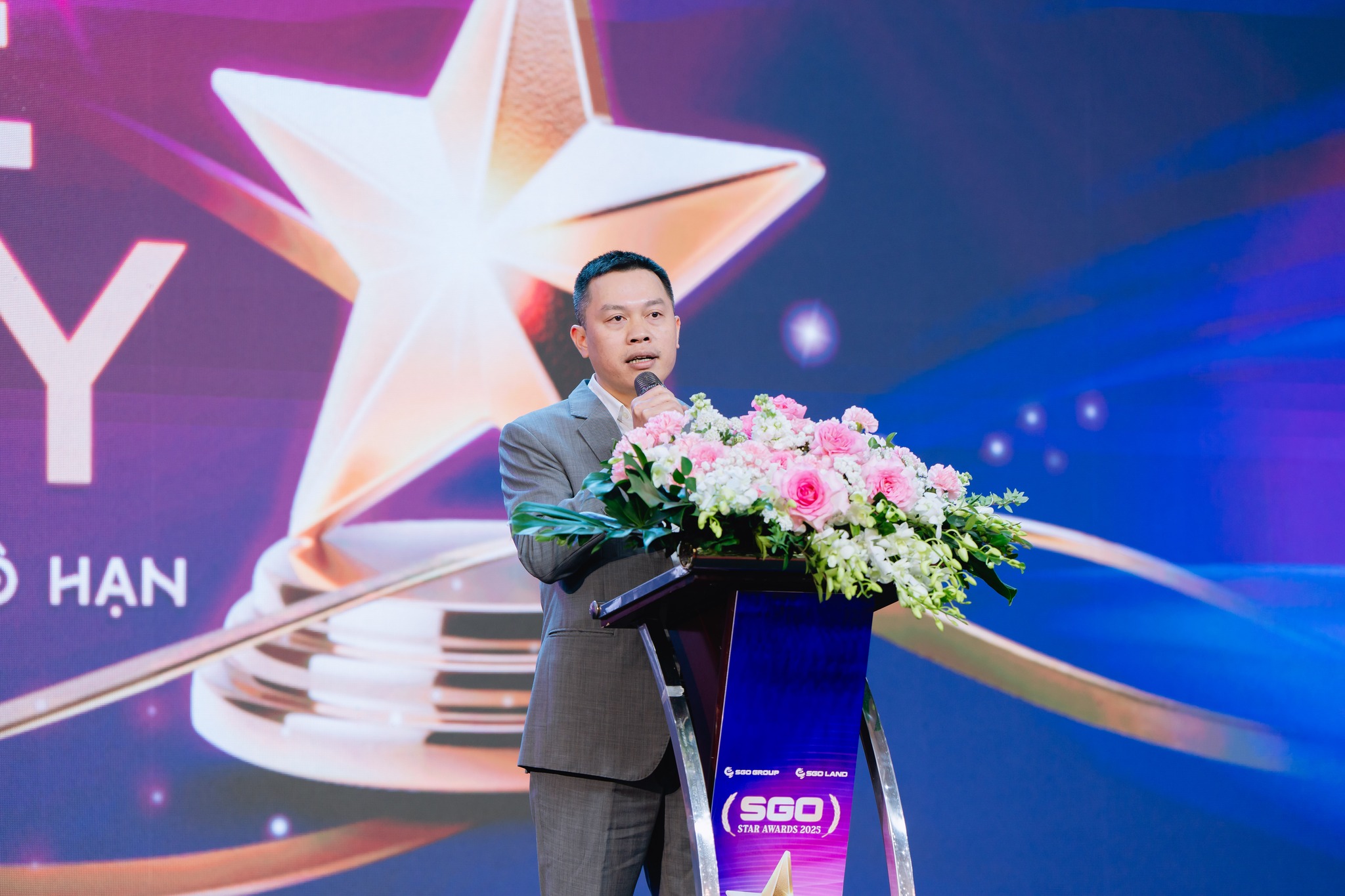 Chủ tịch Vũ Kim Giang phát biểu tại SGO Star Award 2025