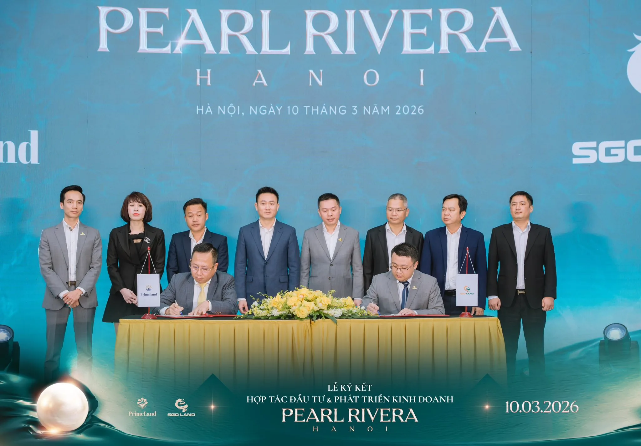 Lễ ký kết của SGO Land và Prime Land