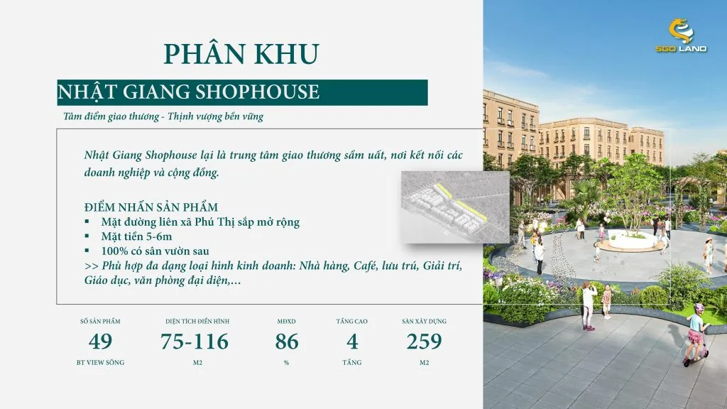 Phân khu Nhật Giang Villas
