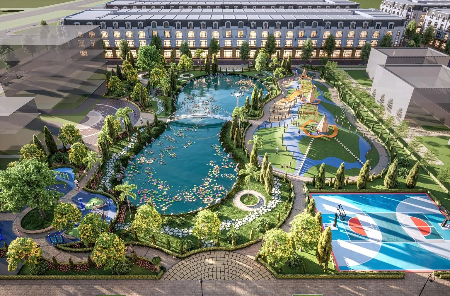 Công viên trong khu đô thị Majestic City
