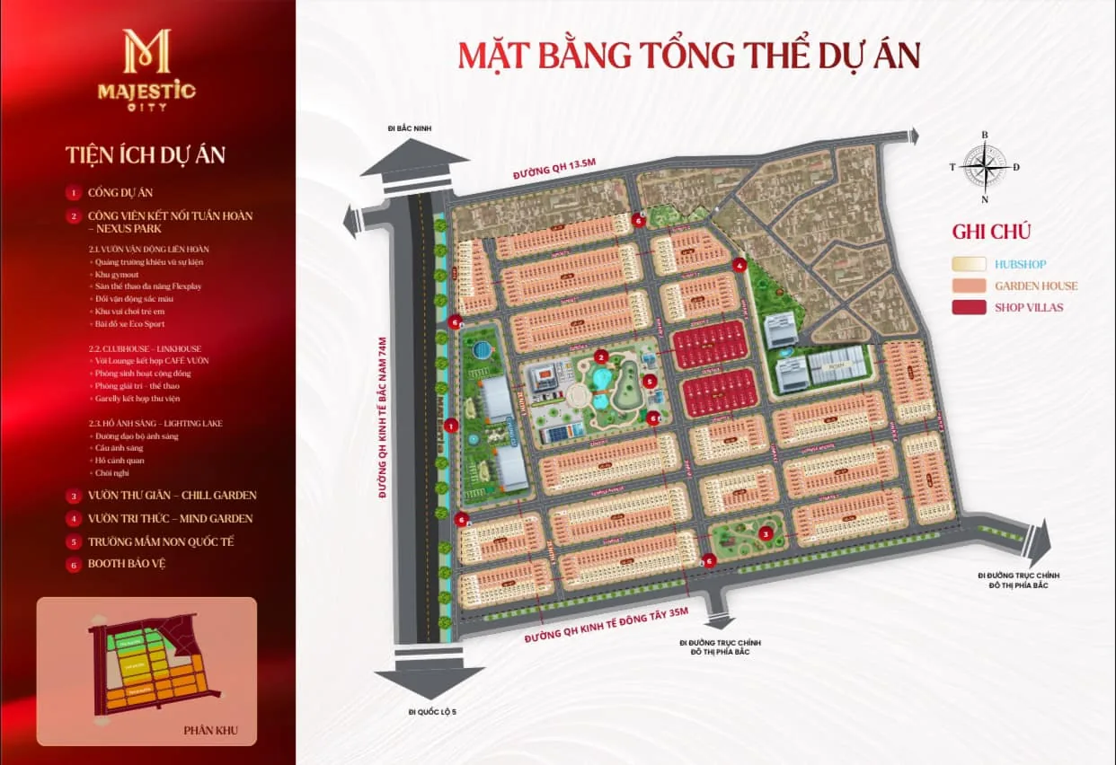 Mặt bằng dự án Majestic City