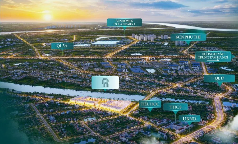 Vị trí giao thương của Phú Thị Riverside